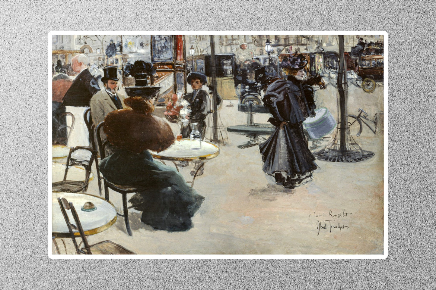 Wholesale Street Scene-Cafe Terrace Sticker