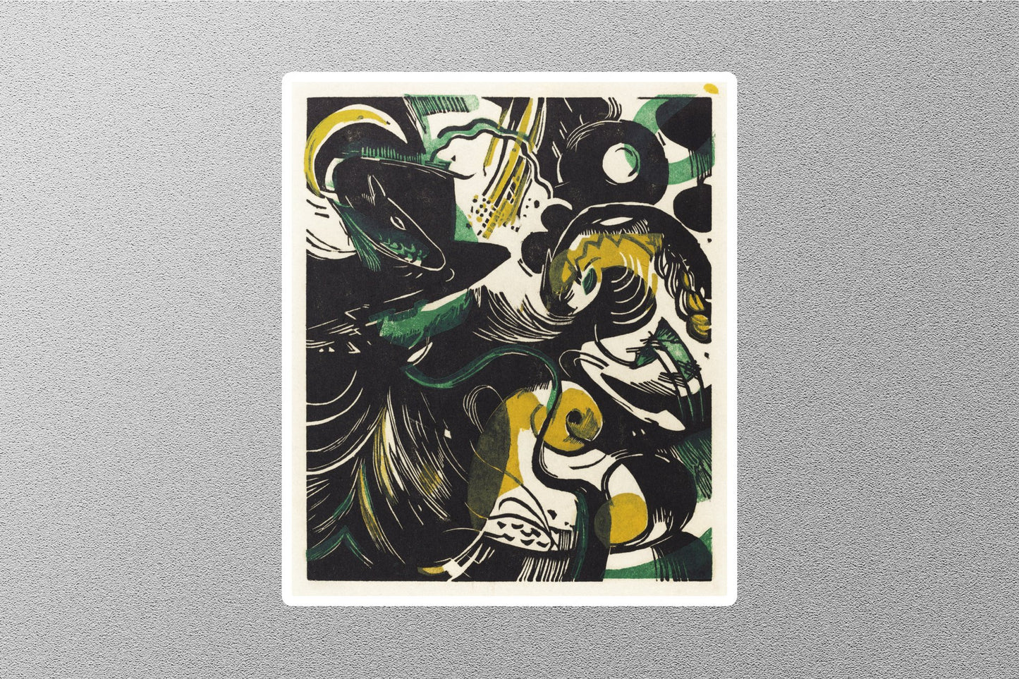 Franz Marc Genesis Sticker