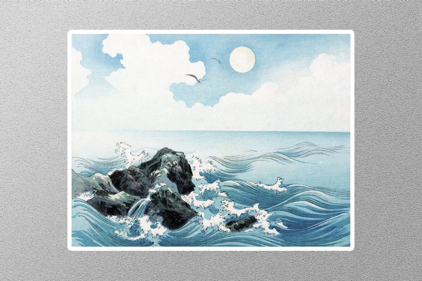 Wholesale Waves Crashing on Rocks Sticker