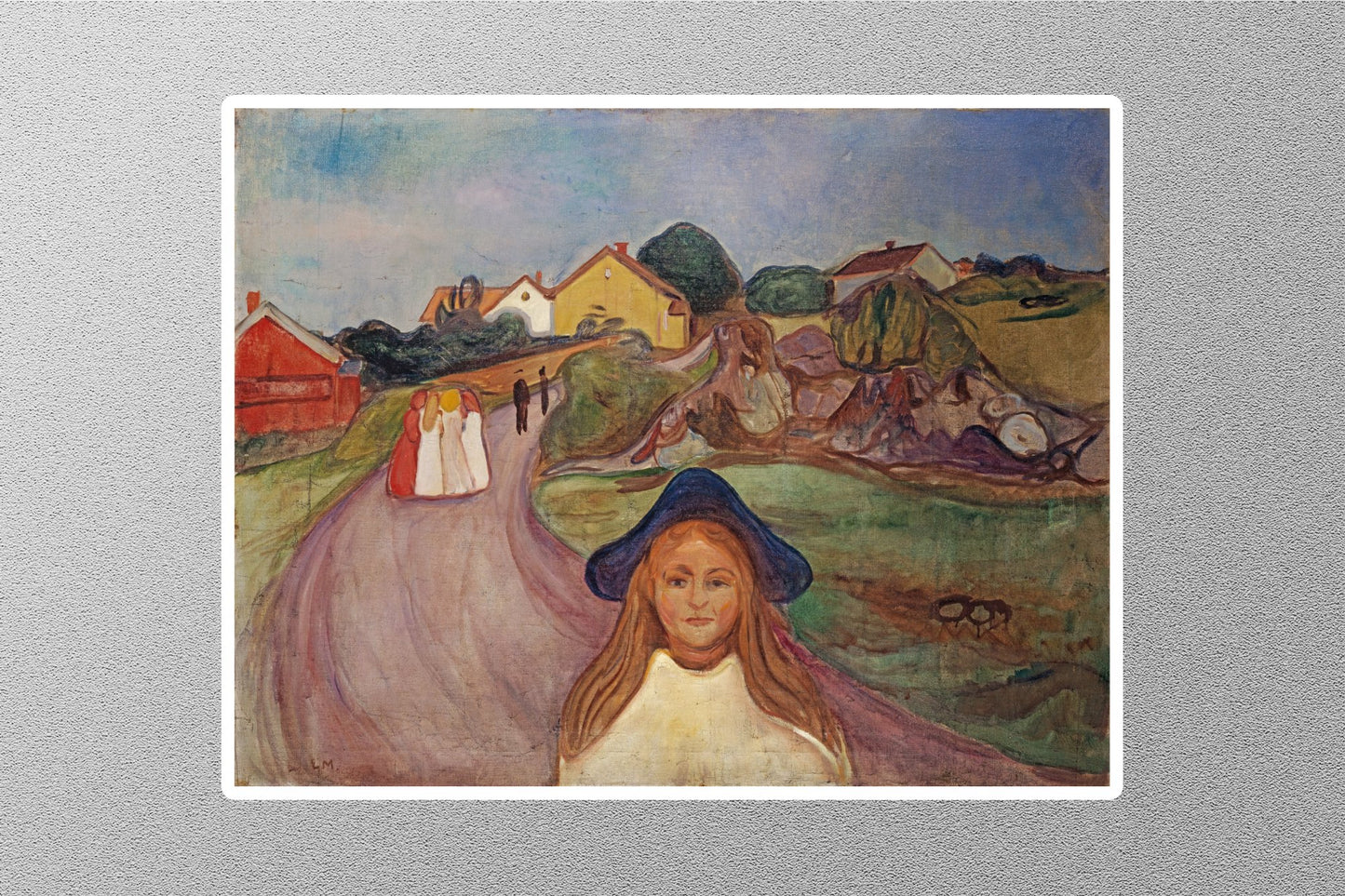 Wholesale Edvard Munch Contemporary Dialogues Sticker