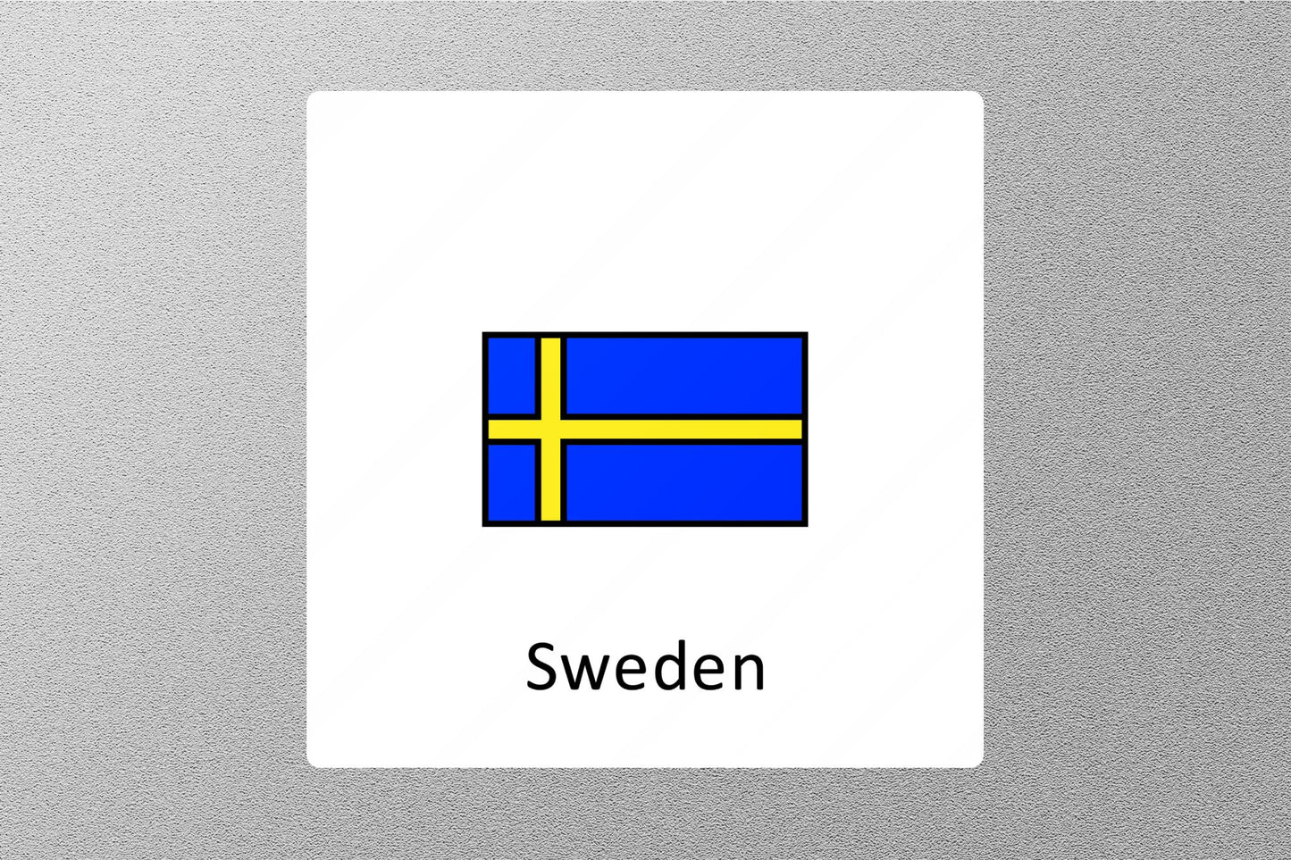 Wholesale Sweden Flag Travel Sticker