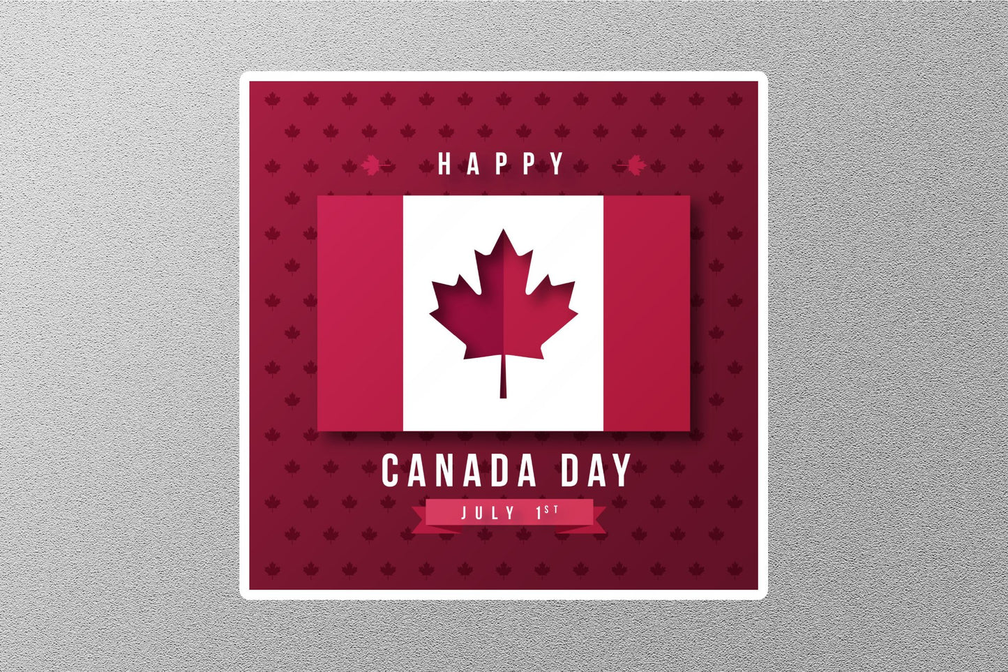 Wholesale Canada Flag Travel Sticker