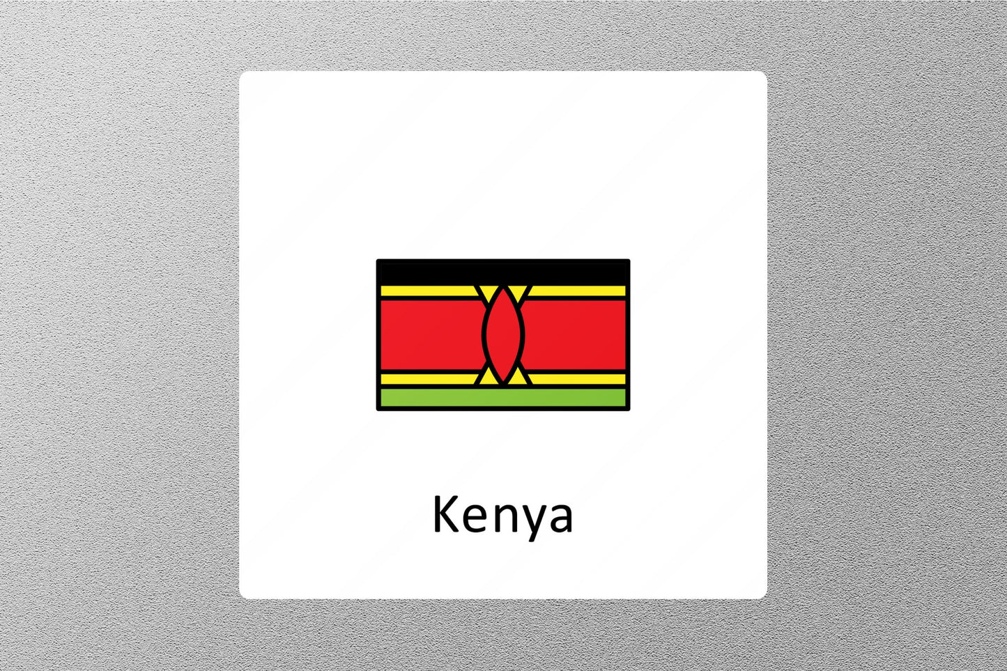 Wholesale Kenya Flag Travel Sticker