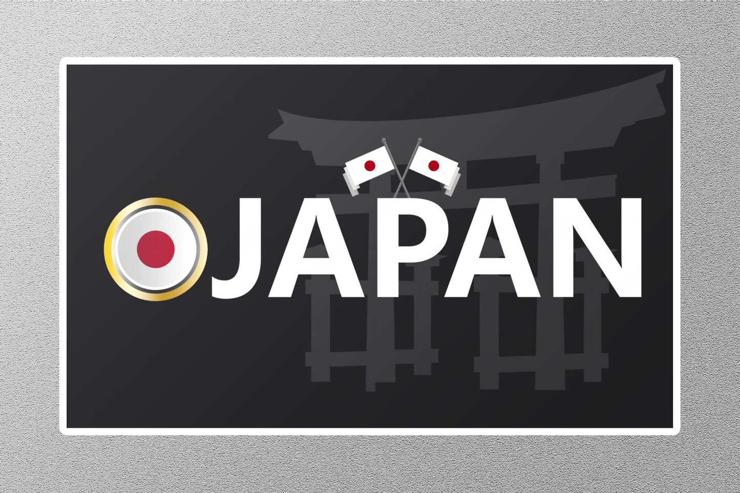 Wholesale Japan Flag 2 Travel Sticker