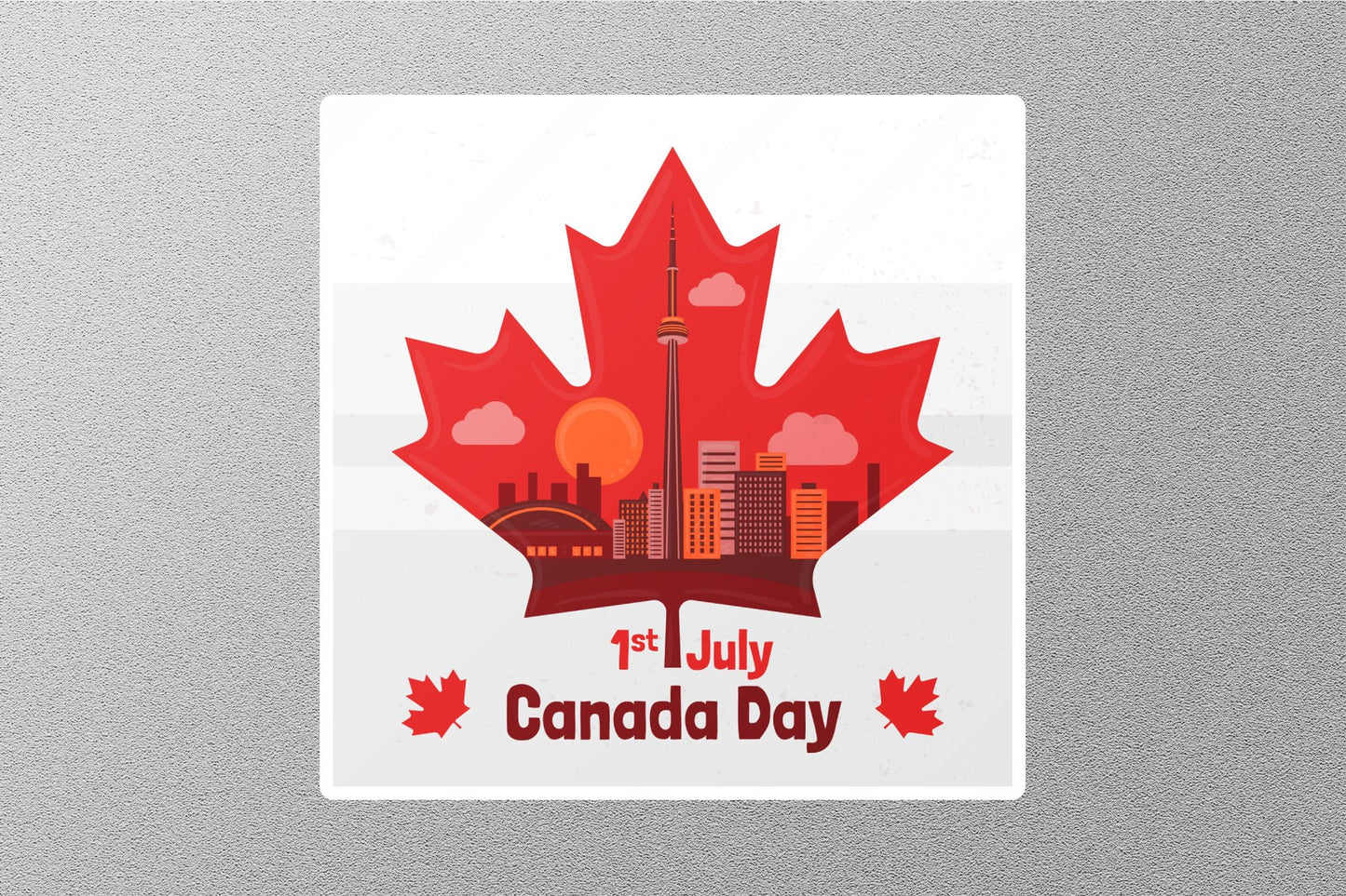 Wholesale 1 July Canada Day Travel Sticker