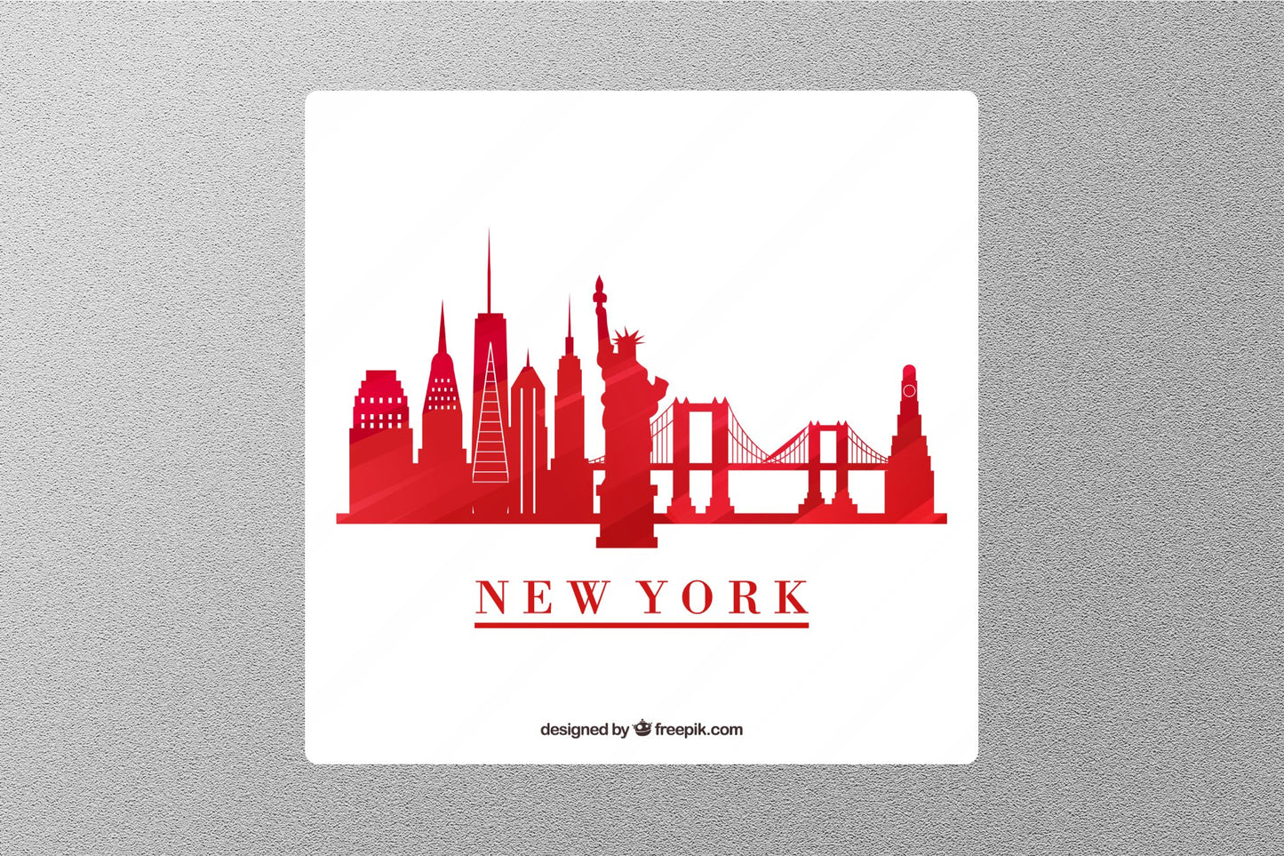 Wholesale New York Travel Sticker
