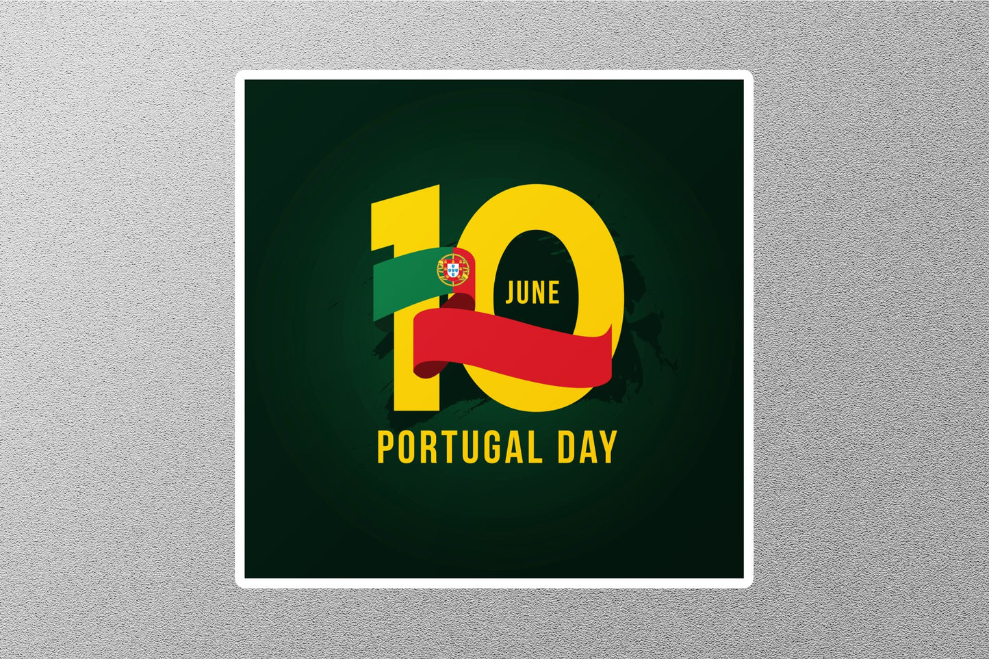 Wholesale 10 June Portugal Day Travel Sticker