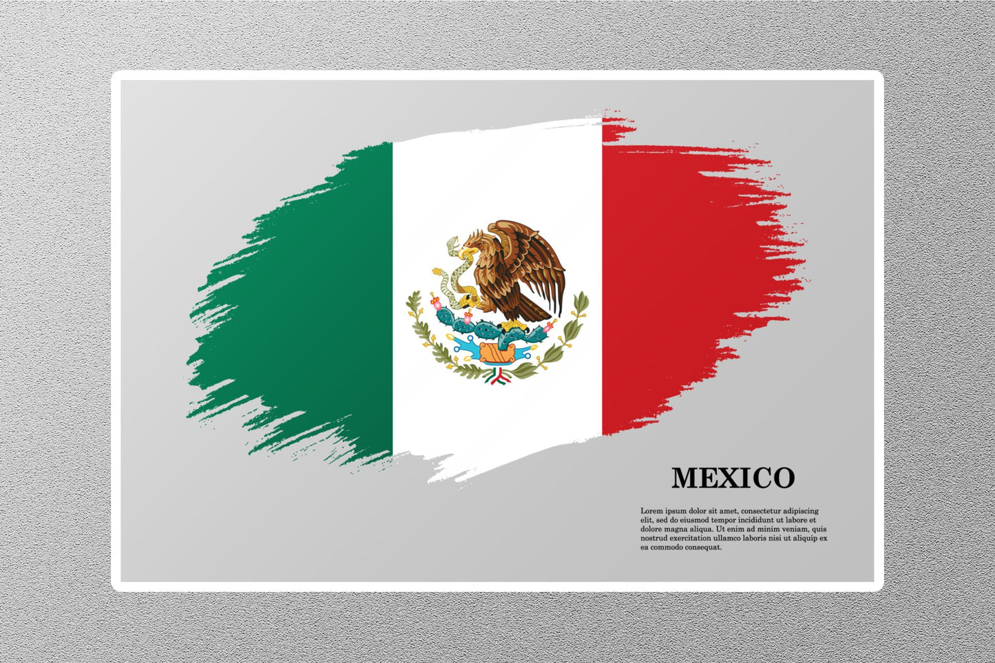 Wholesale Mexico Flag 6 Travel Sticker