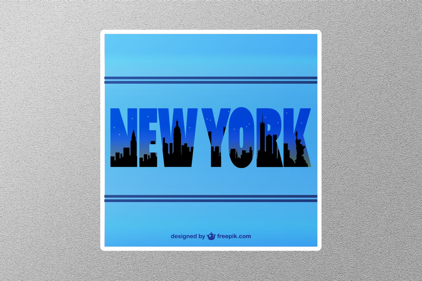Wholesale New York City 2 Travel Sticker