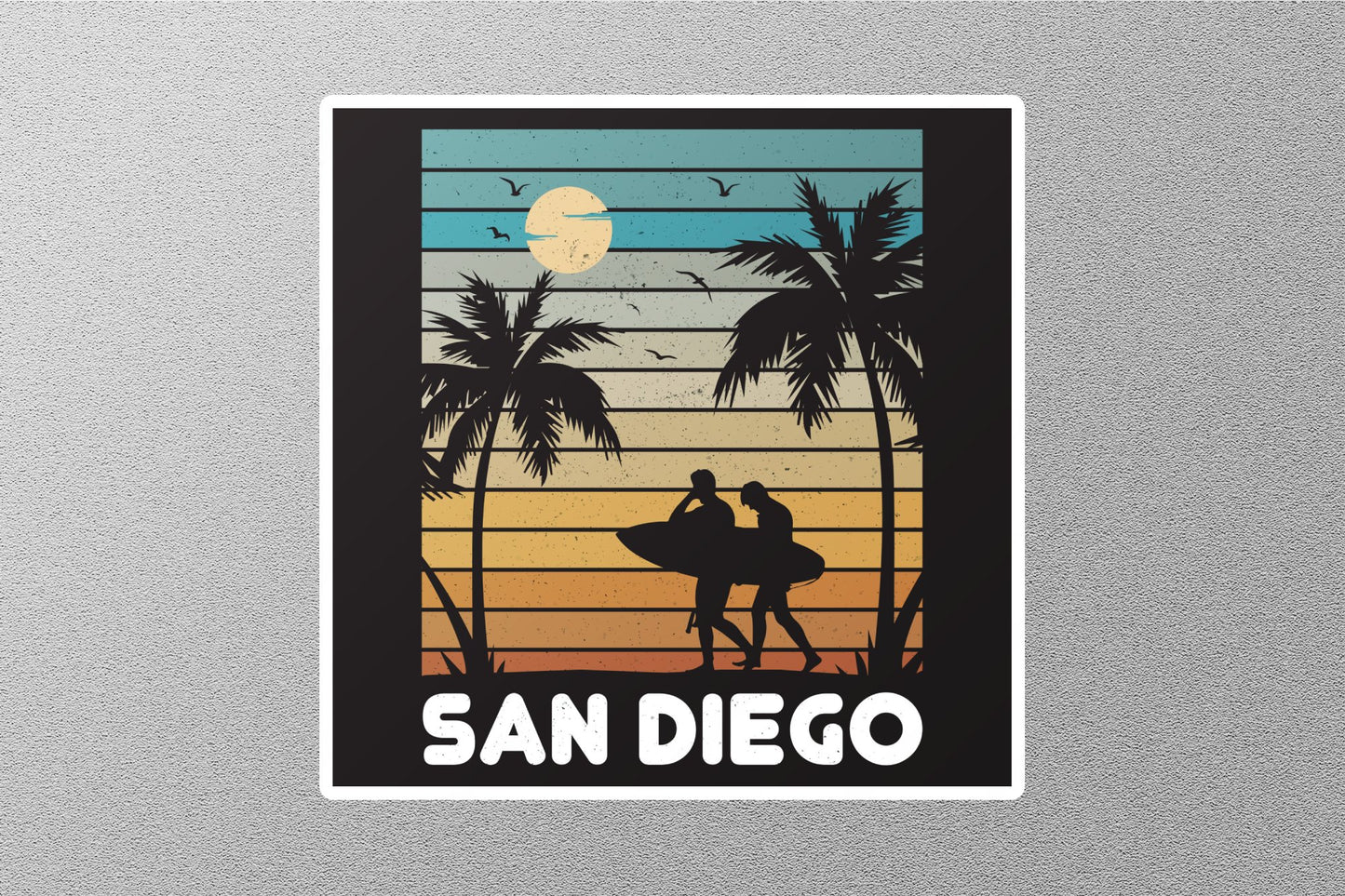 Wholesale San Diego Beach Travel Sticker