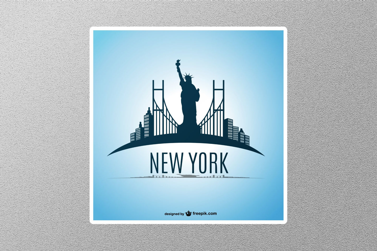 Wholesale New York 2 Travel Sticker