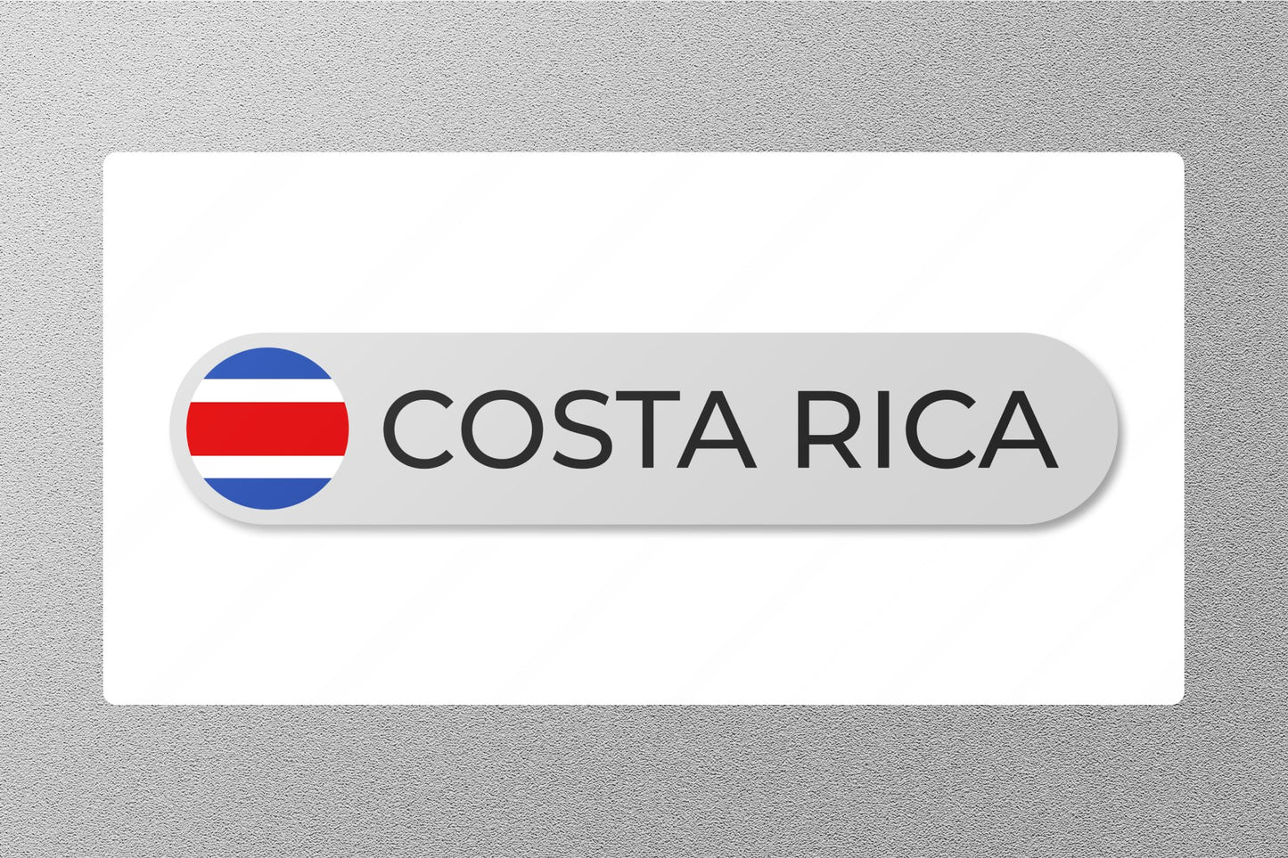 Wholesale Coast Rica Flag Travel Sticker