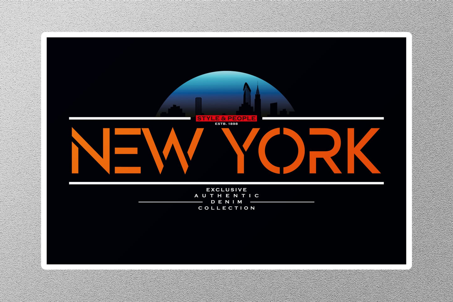 Wholesale Style & People New York Travel Sticker