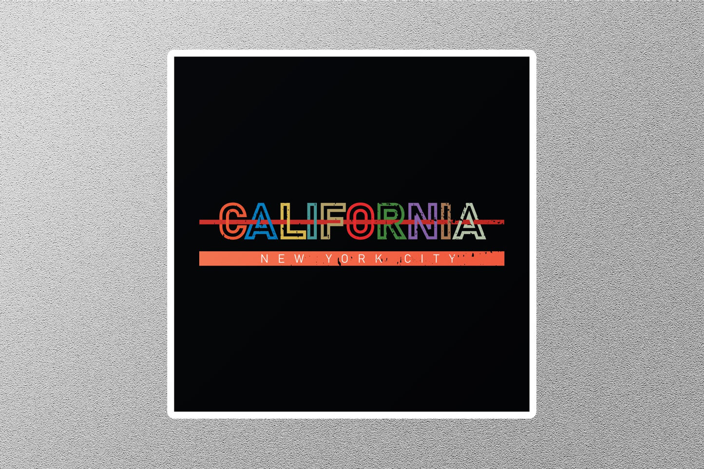 Wholesale California New York City Travel Sticker