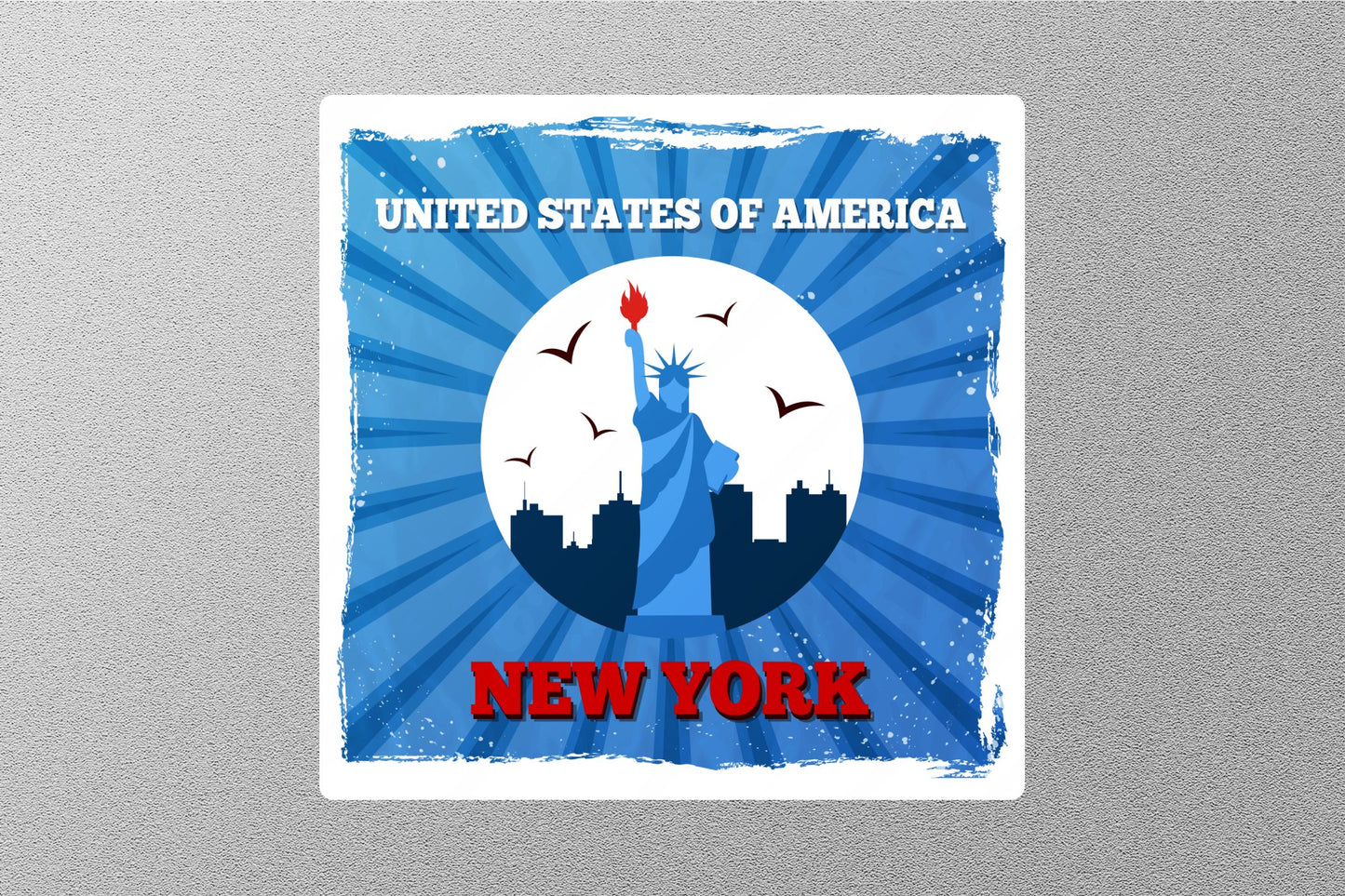 Wholesale New York 13 Travel Sticker