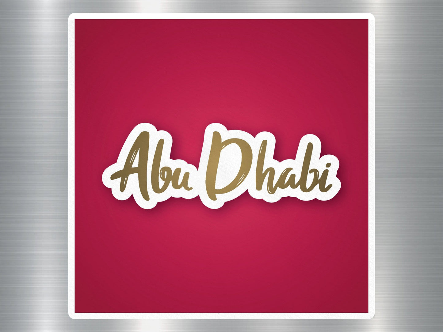 Wholesale Abu Dhabi Travel Sticker