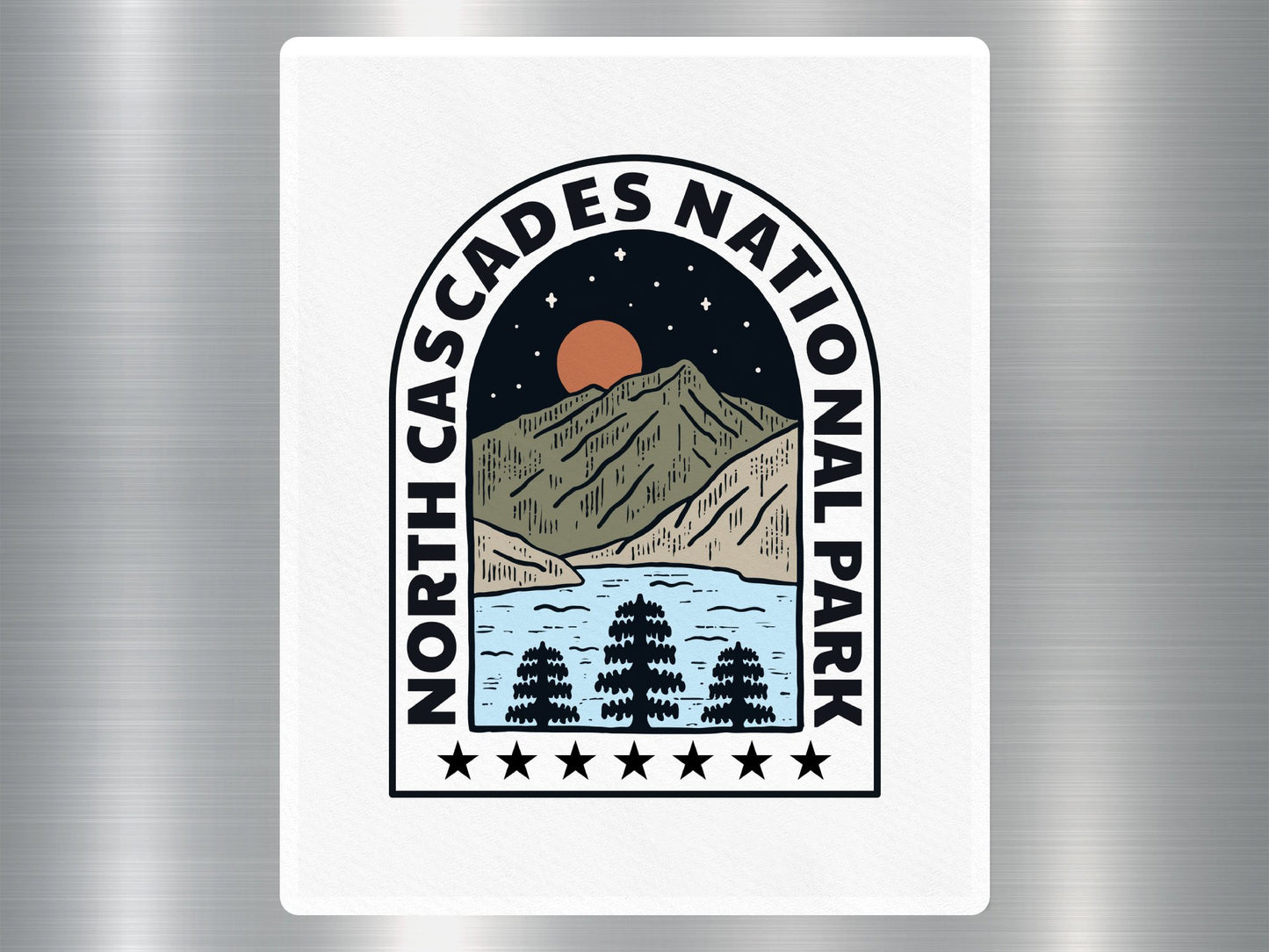Wholesale North Cascades National Park Travel Sticker
