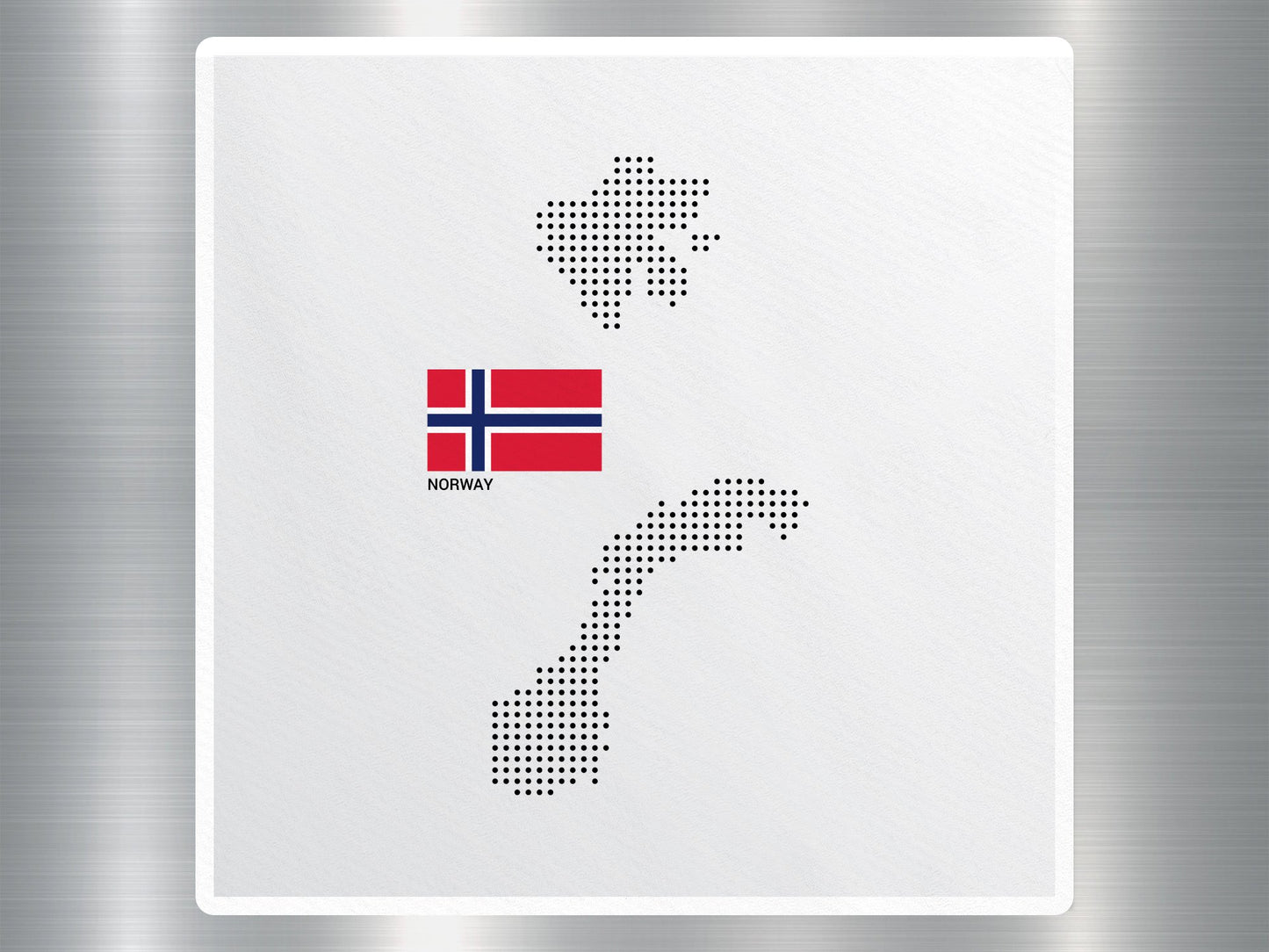 Wholesale Norway Flag & Map Travel Sticker