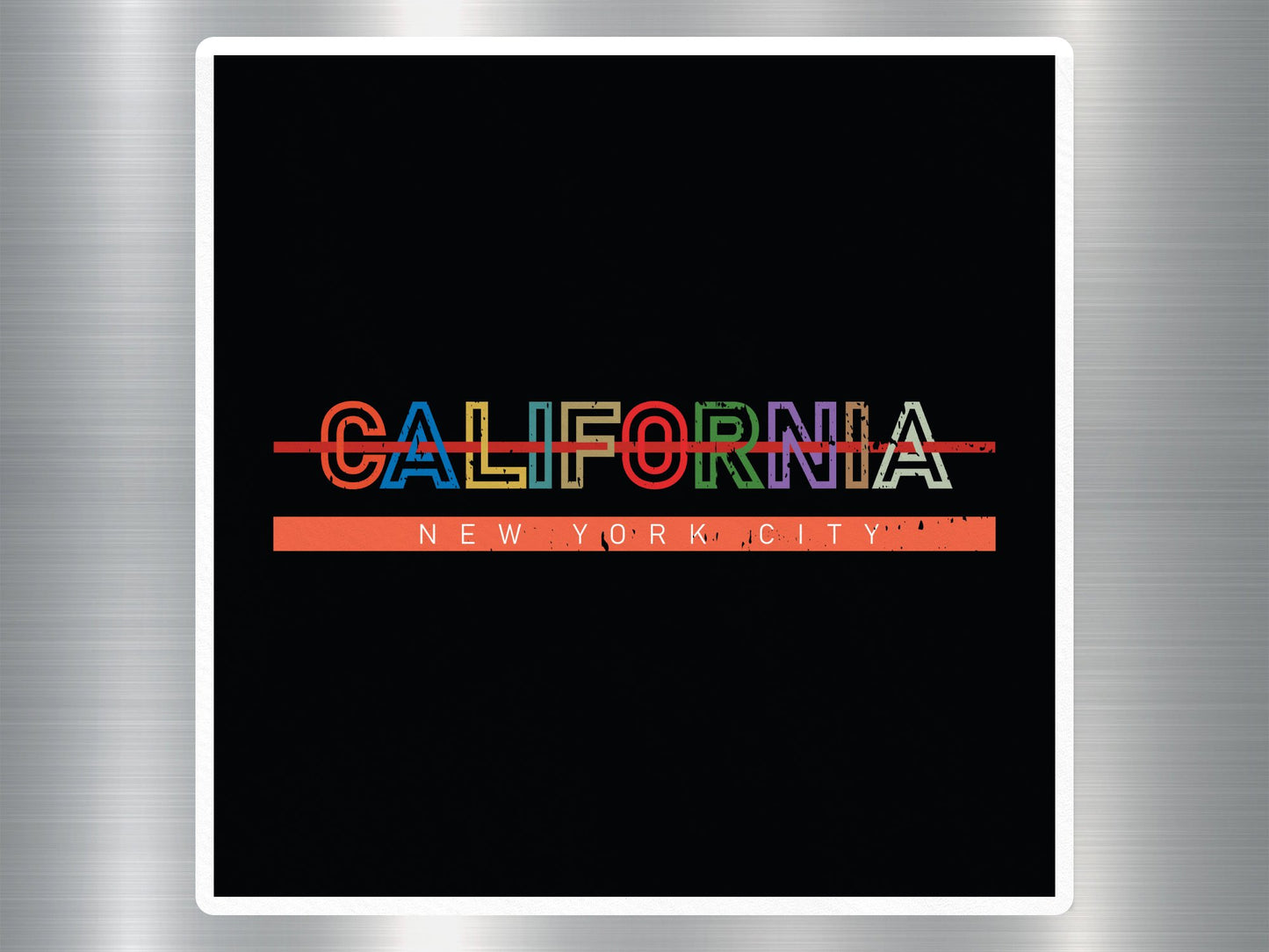Wholesale California New York City Travel Sticker