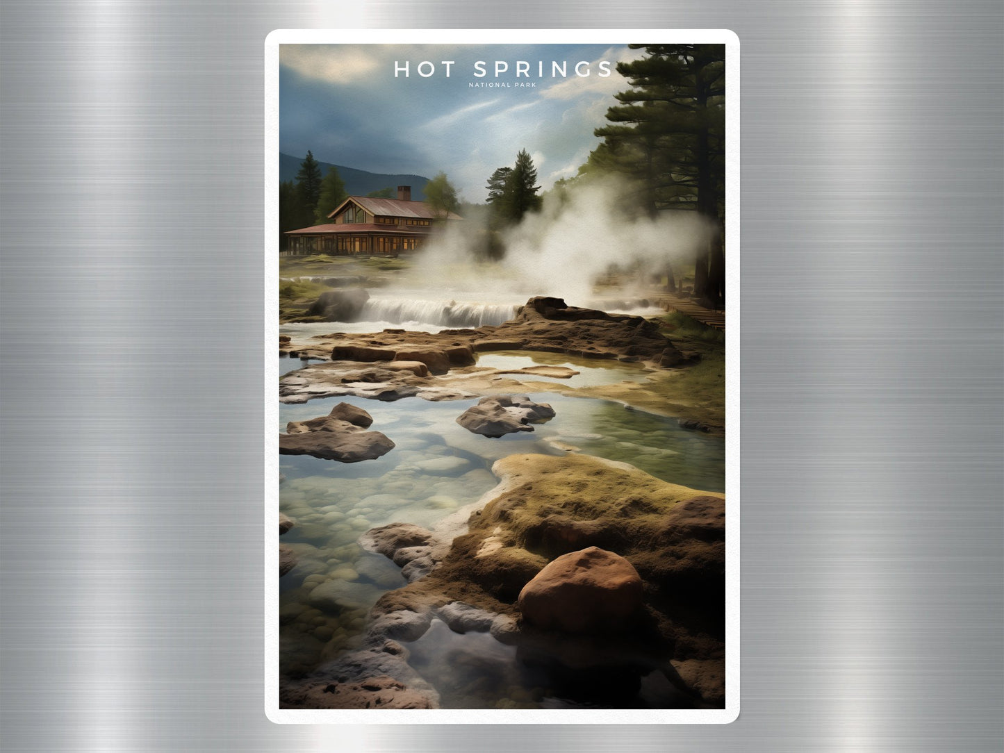 Wholesale Hot Spring National Park Sticker