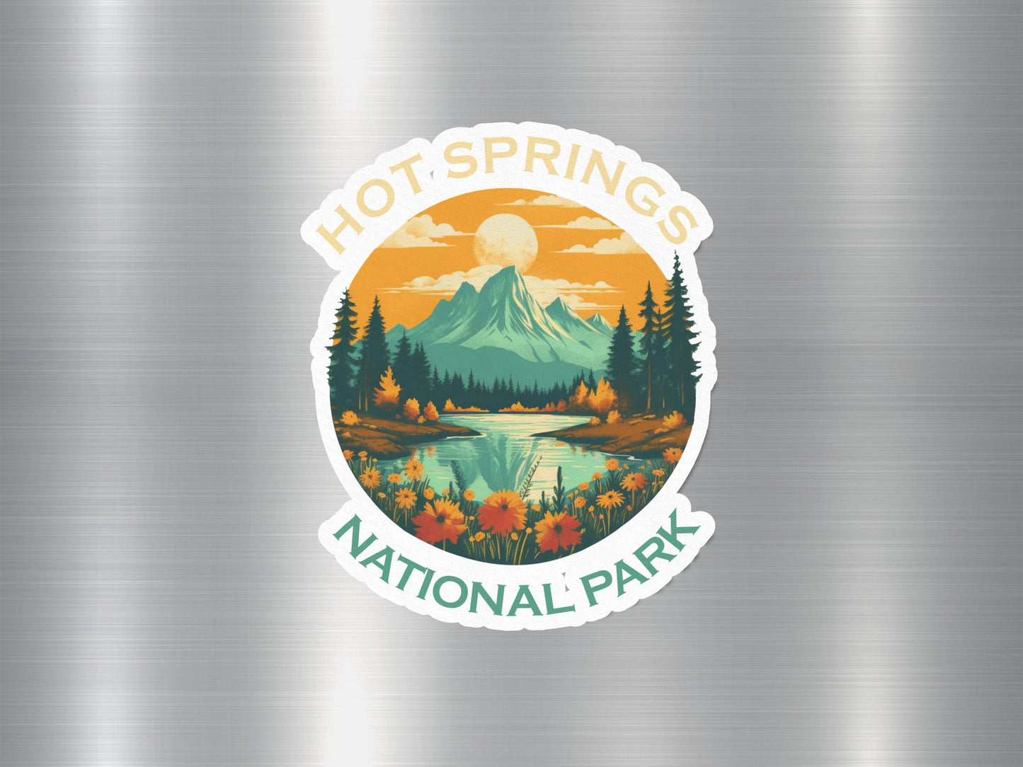Wholesale Hot Spring National Park Sticker