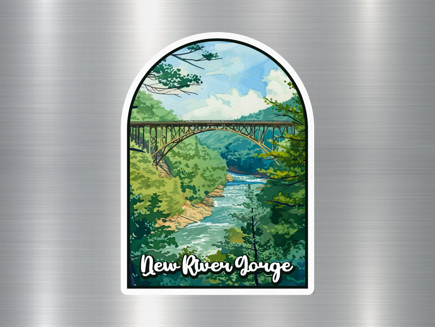 Wholesale New River Gouge National Park Sticker