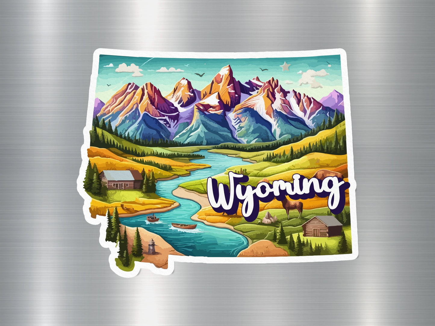 Wholesale Wyoming State Sticker