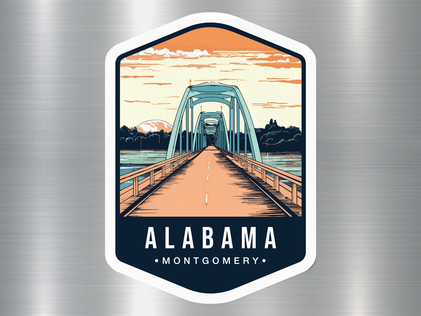Wholesale Alabama State Travel Sticker
