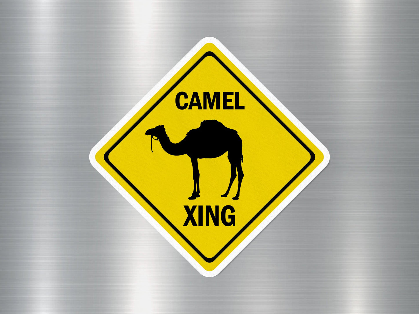 Wholesale Camel Xing Crossing Funny Sign Sticker