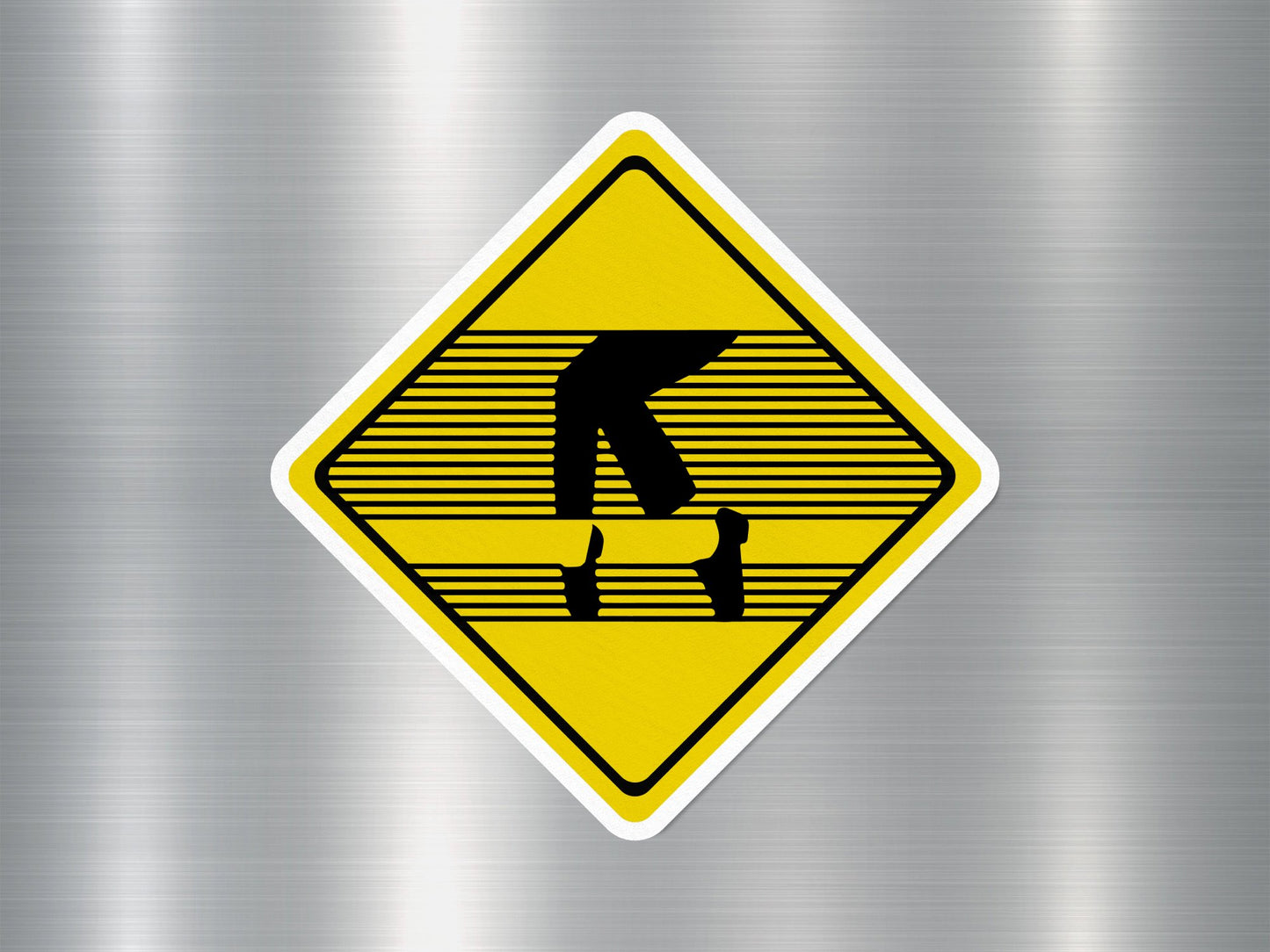Wholesale Stop Funny Sign Sticker