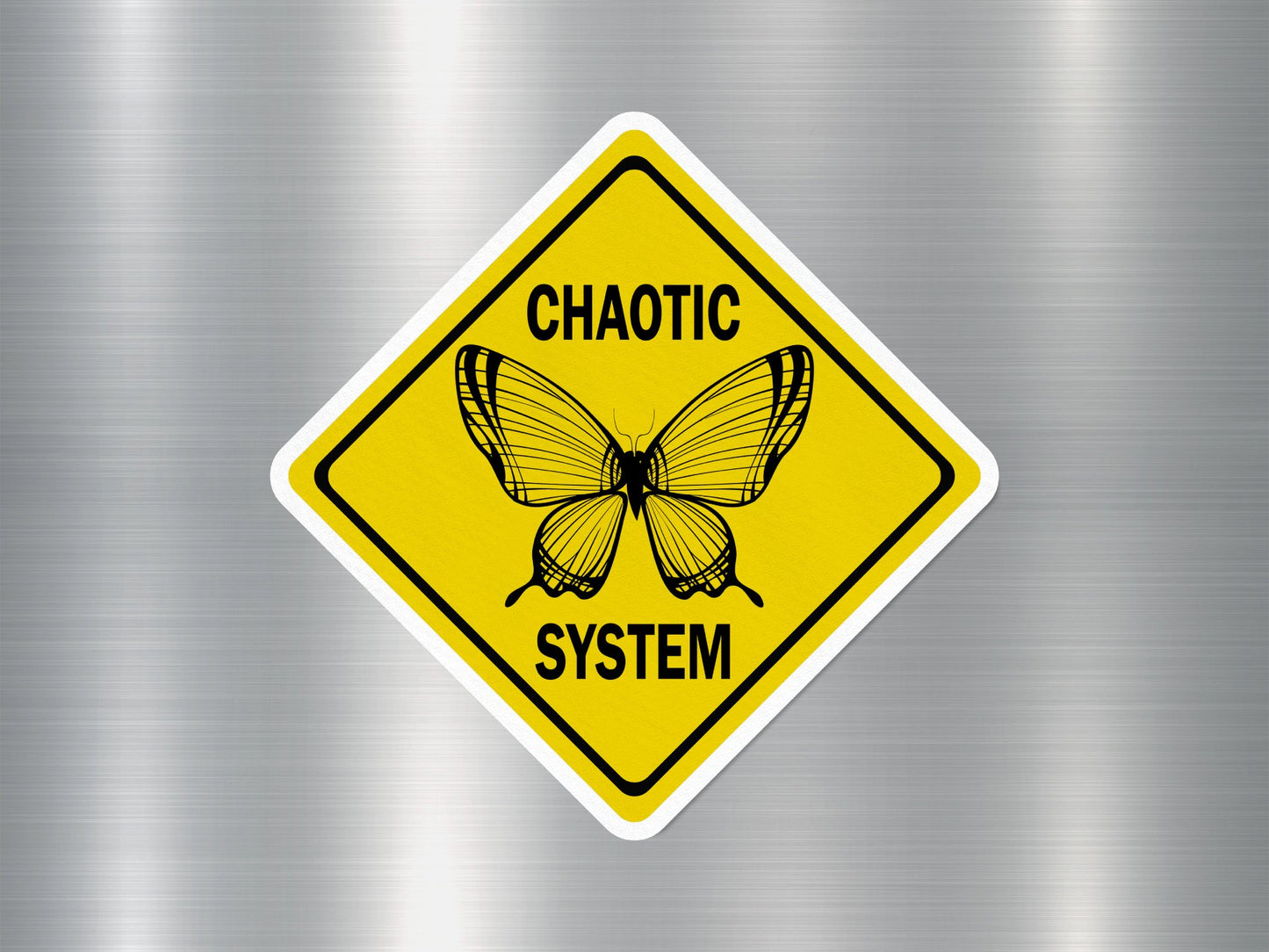 Wholesale Chaotic System Funny Sign Sticker