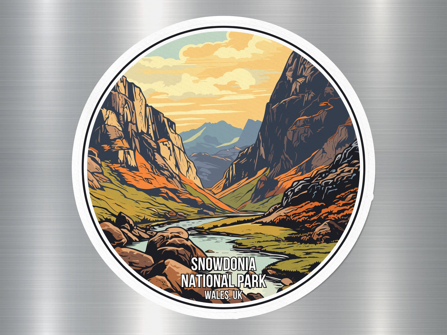 Wholesale Snowdonia UK National Park Sticker