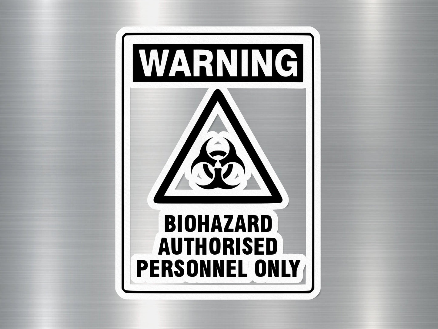 Wholesale Biohazard Authorized Personnel Only Sign Sticker