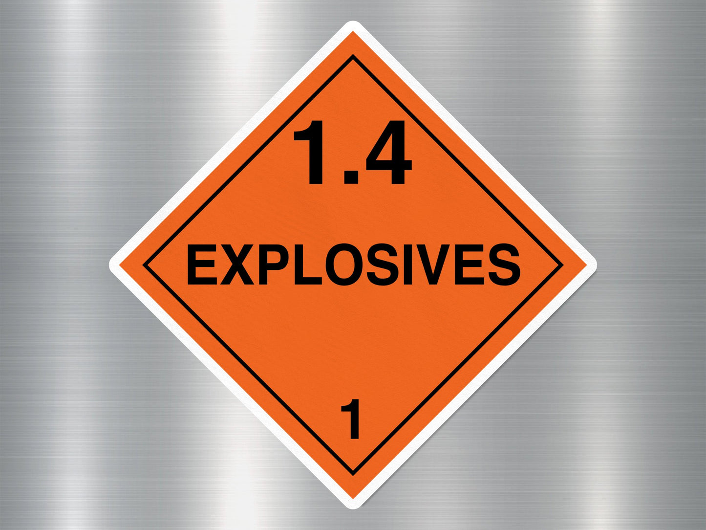 Wholesale Explosive 1.4 Sign Sticker