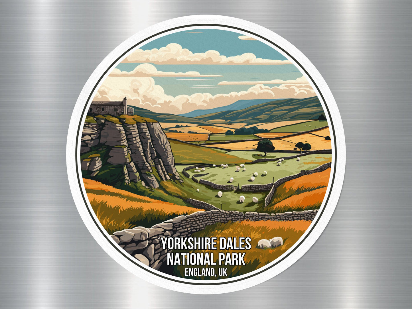 Wholesale York Shire Dales UK National Park Sticker