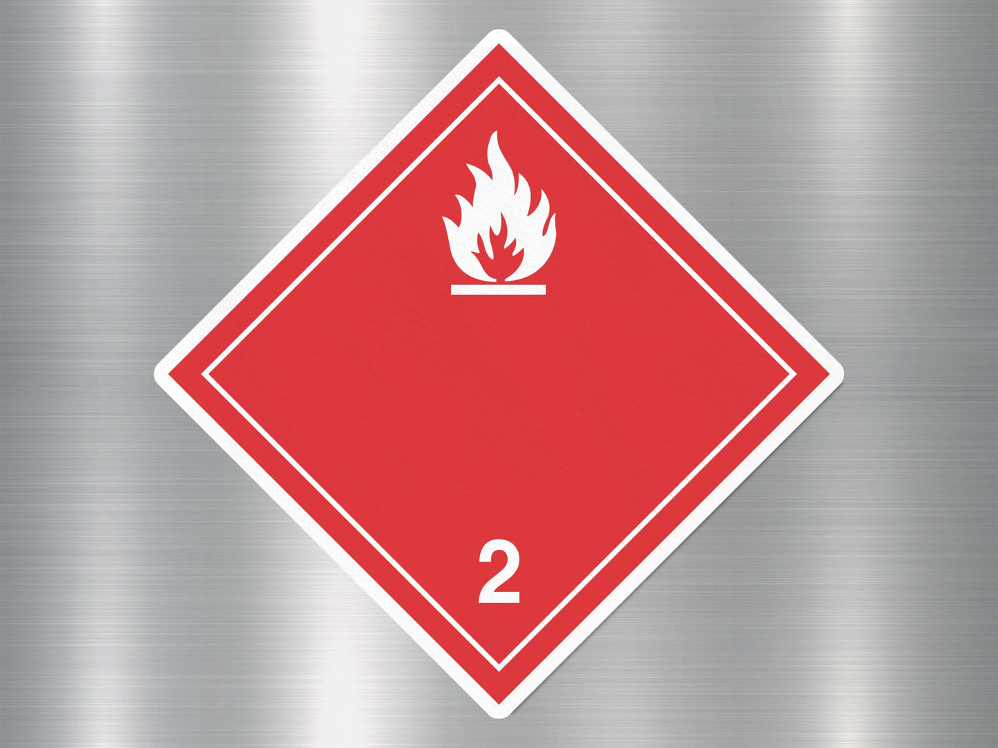 Wholesale Flammable 2 Sign Sticker