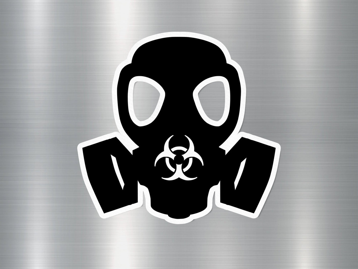 Wholesale Gas Mask Sign Sticker