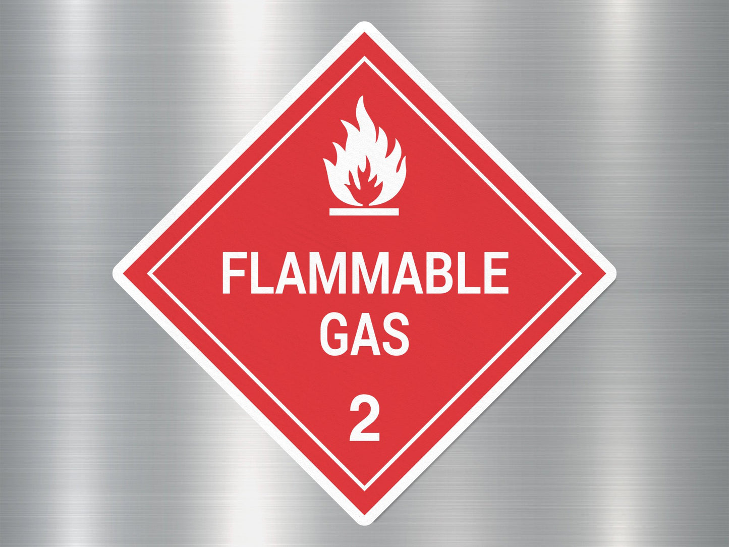 Wholesale 2.1 Flammable Gas Sign Sticker