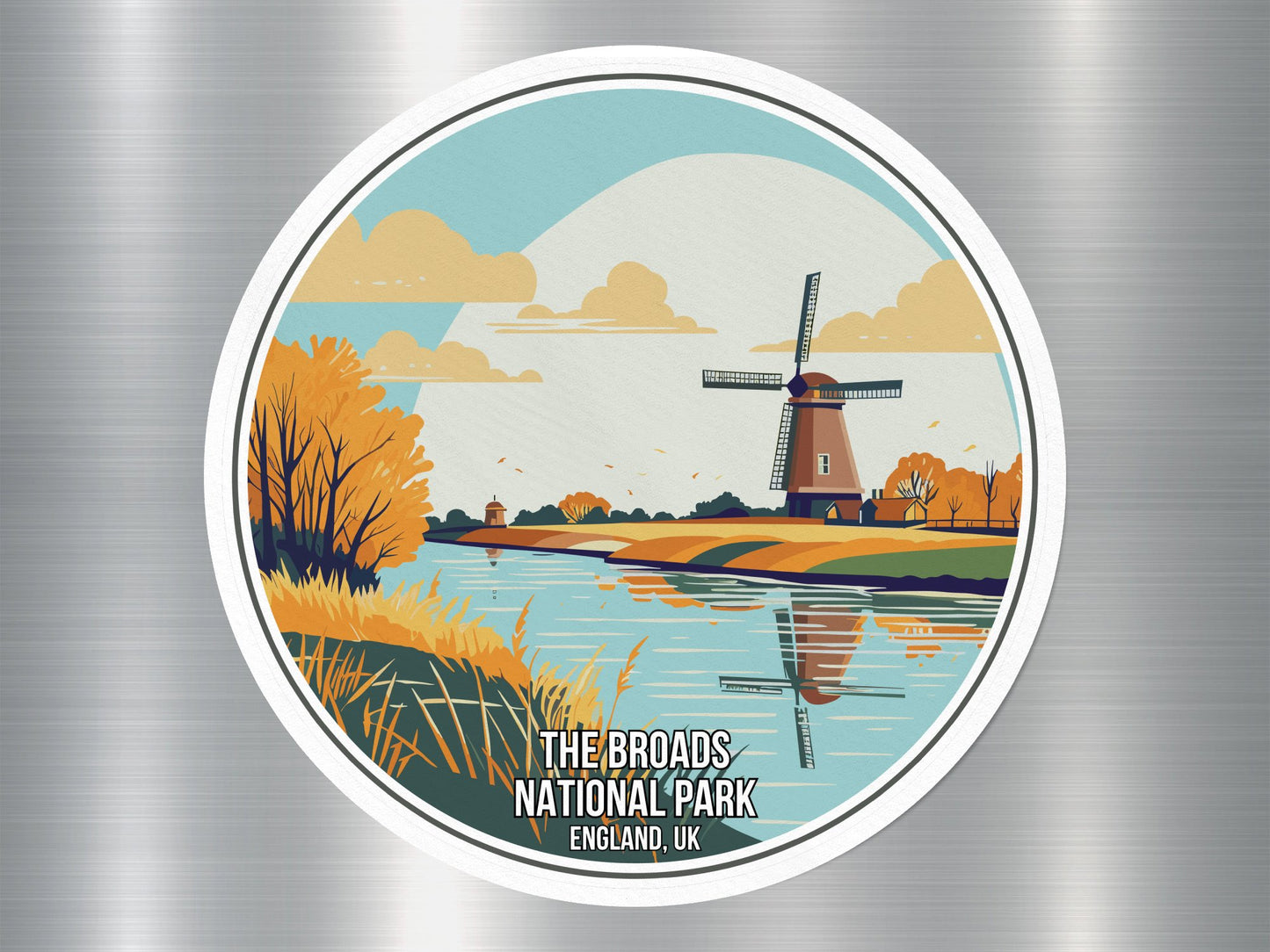 Wholesale The Broads UK National Park Sticker