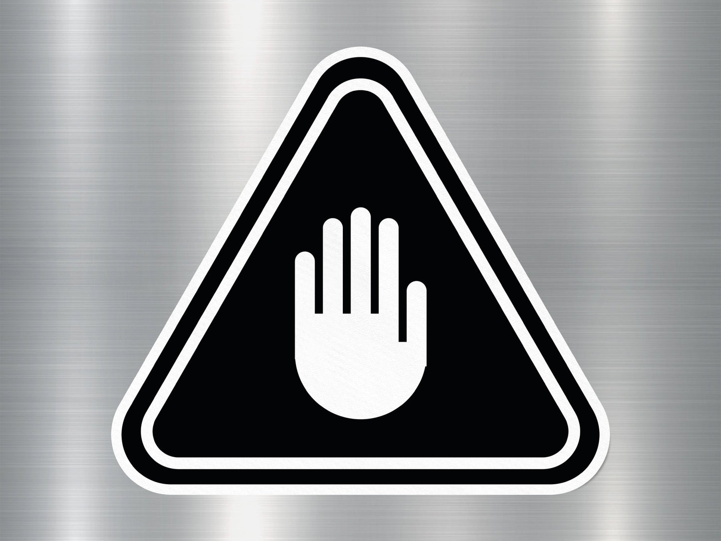Wholesale Stop Hand Sign Sticker