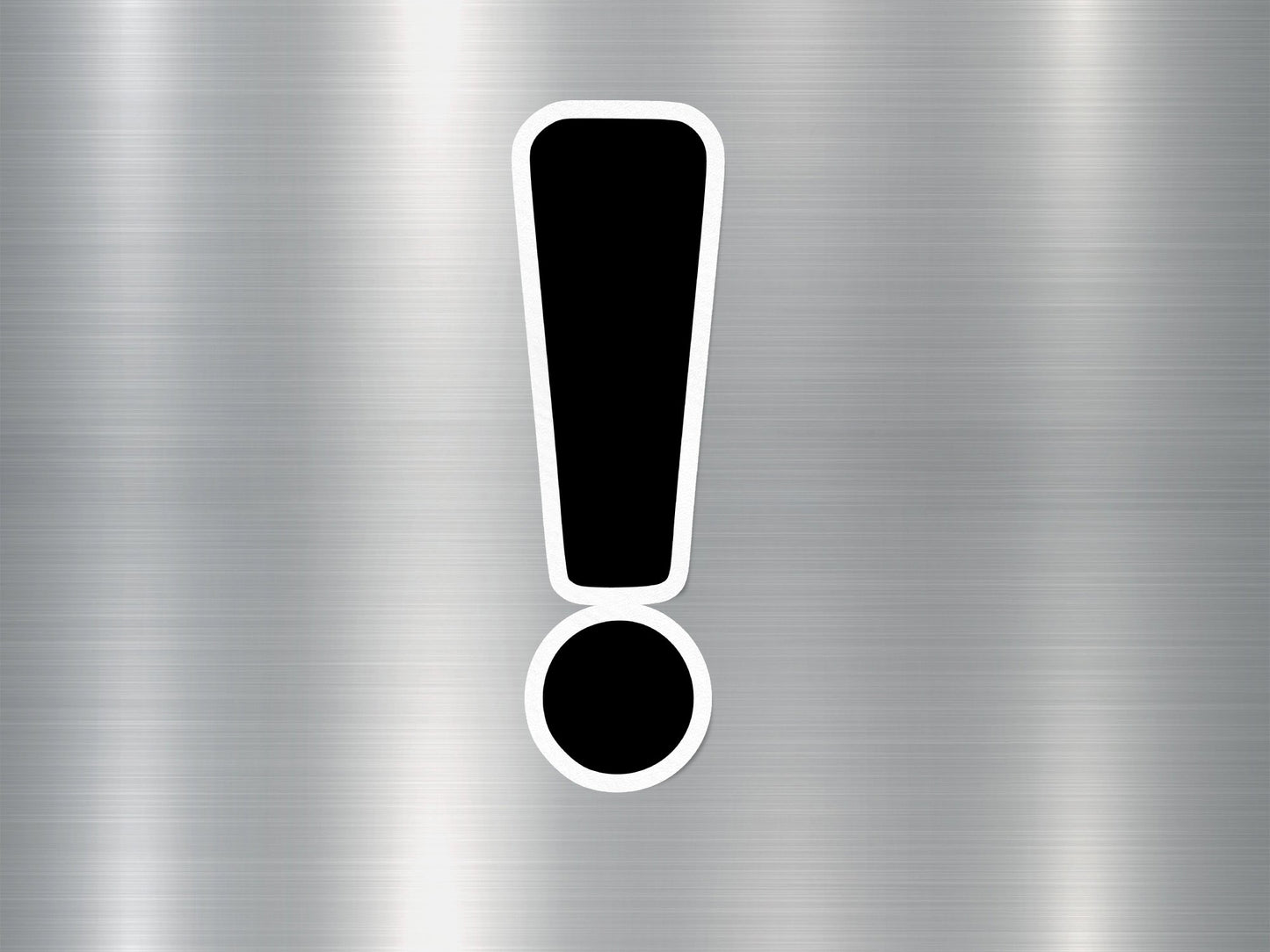 Wholesale Exclamation Mark 1 Sign Sticker