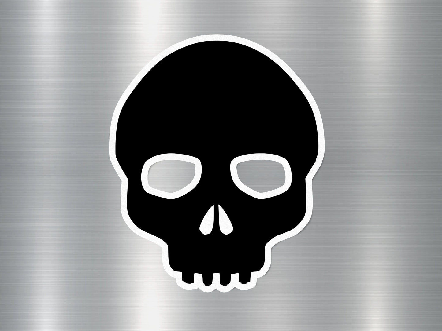 Wholesale Skull Black Sign Sticker