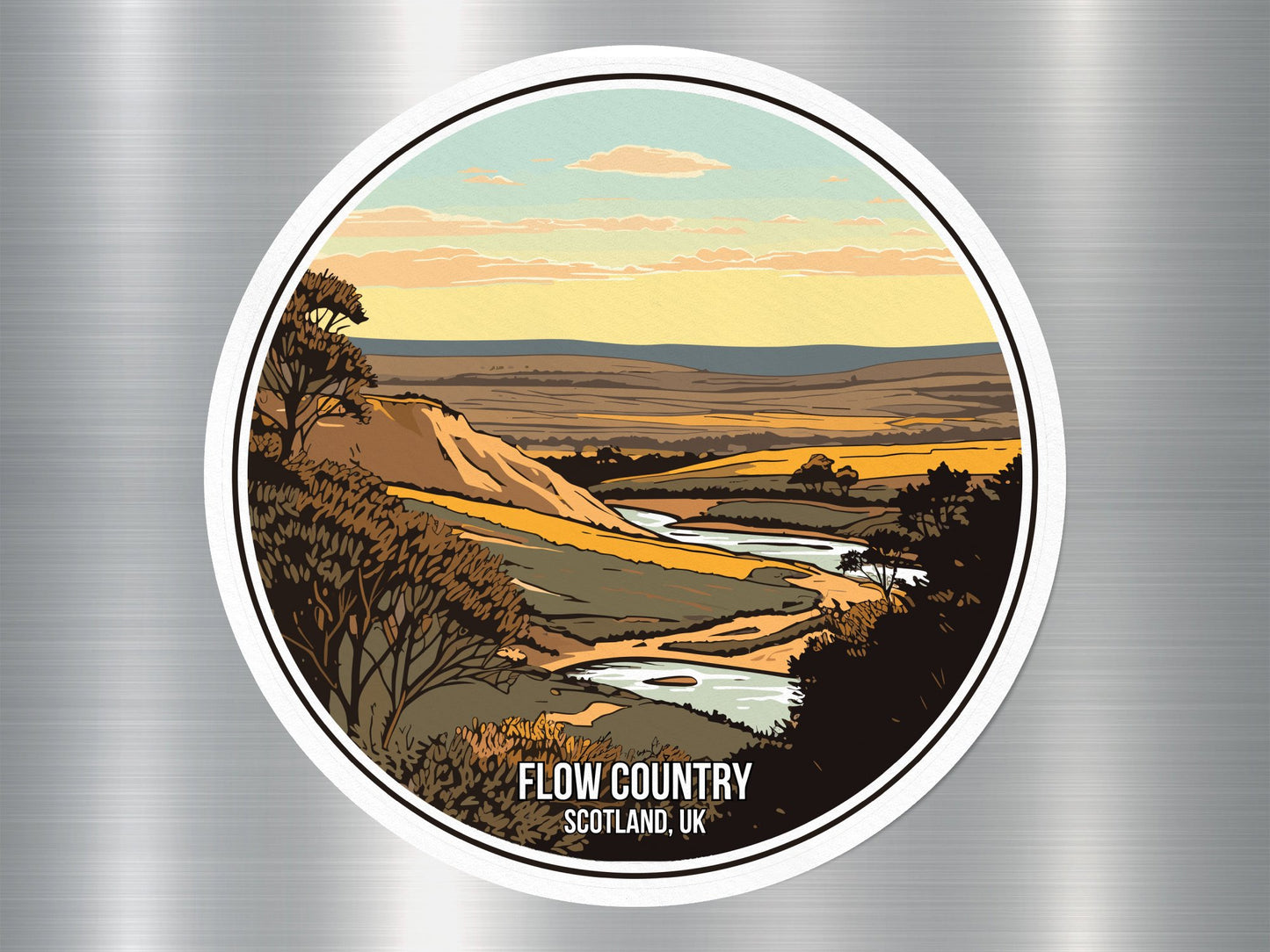 Wholesale Flow Country UK National Park Sticker