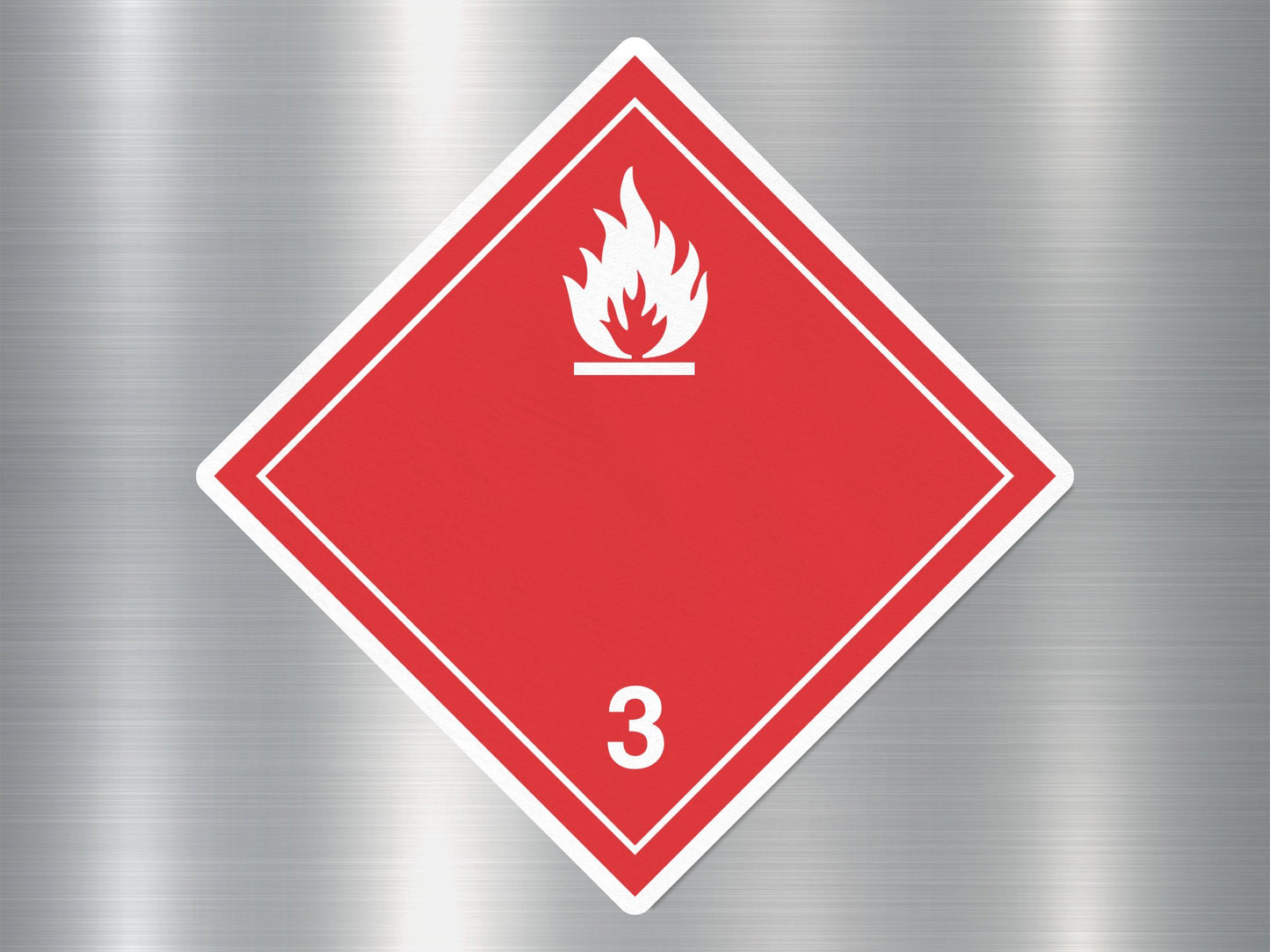 Wholesale Class 3 Flammable Sign Sticker