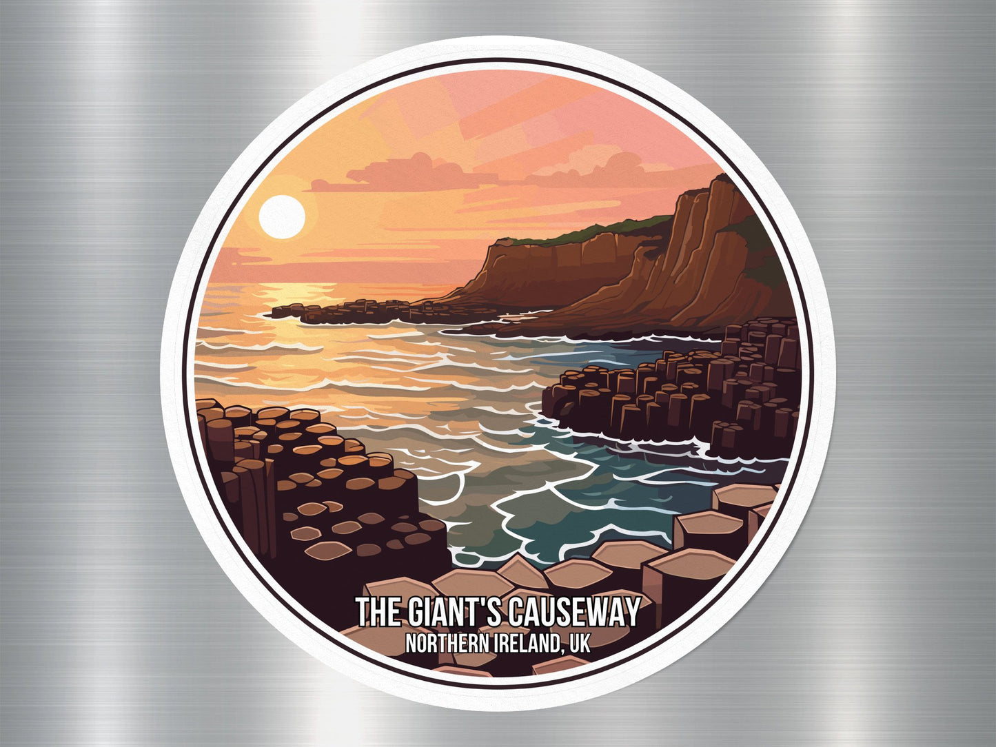 Wholesale The Giants Causeway UK National Park Sticker