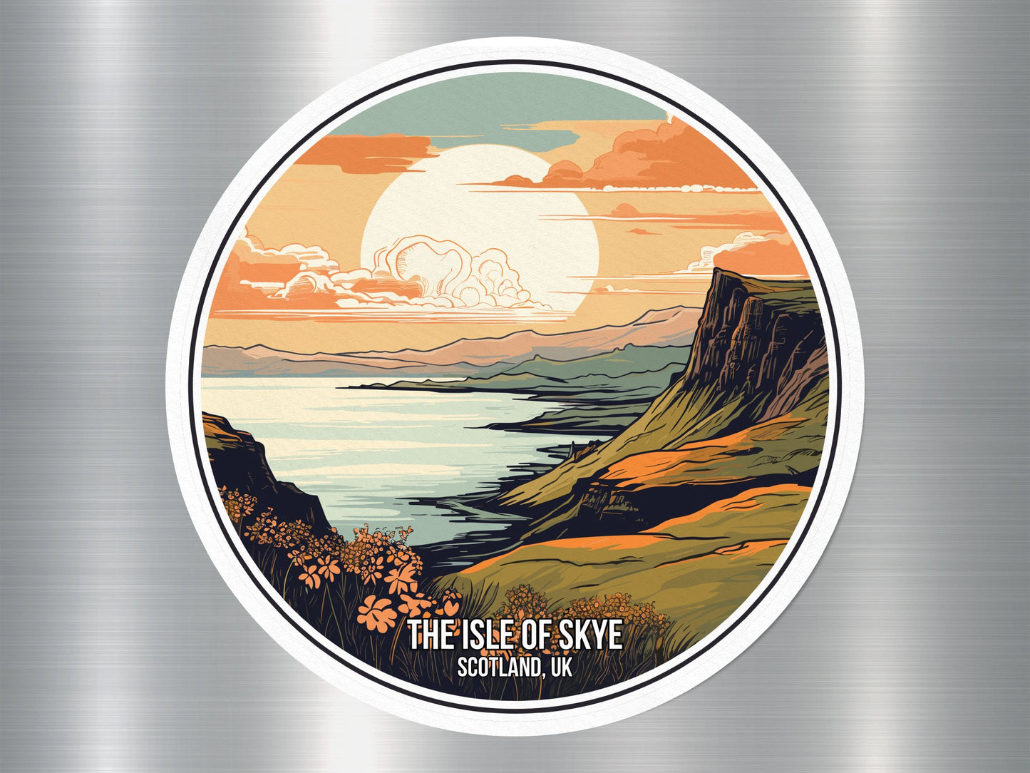 Wholesale The Isle of Sky UK National Park Sticker