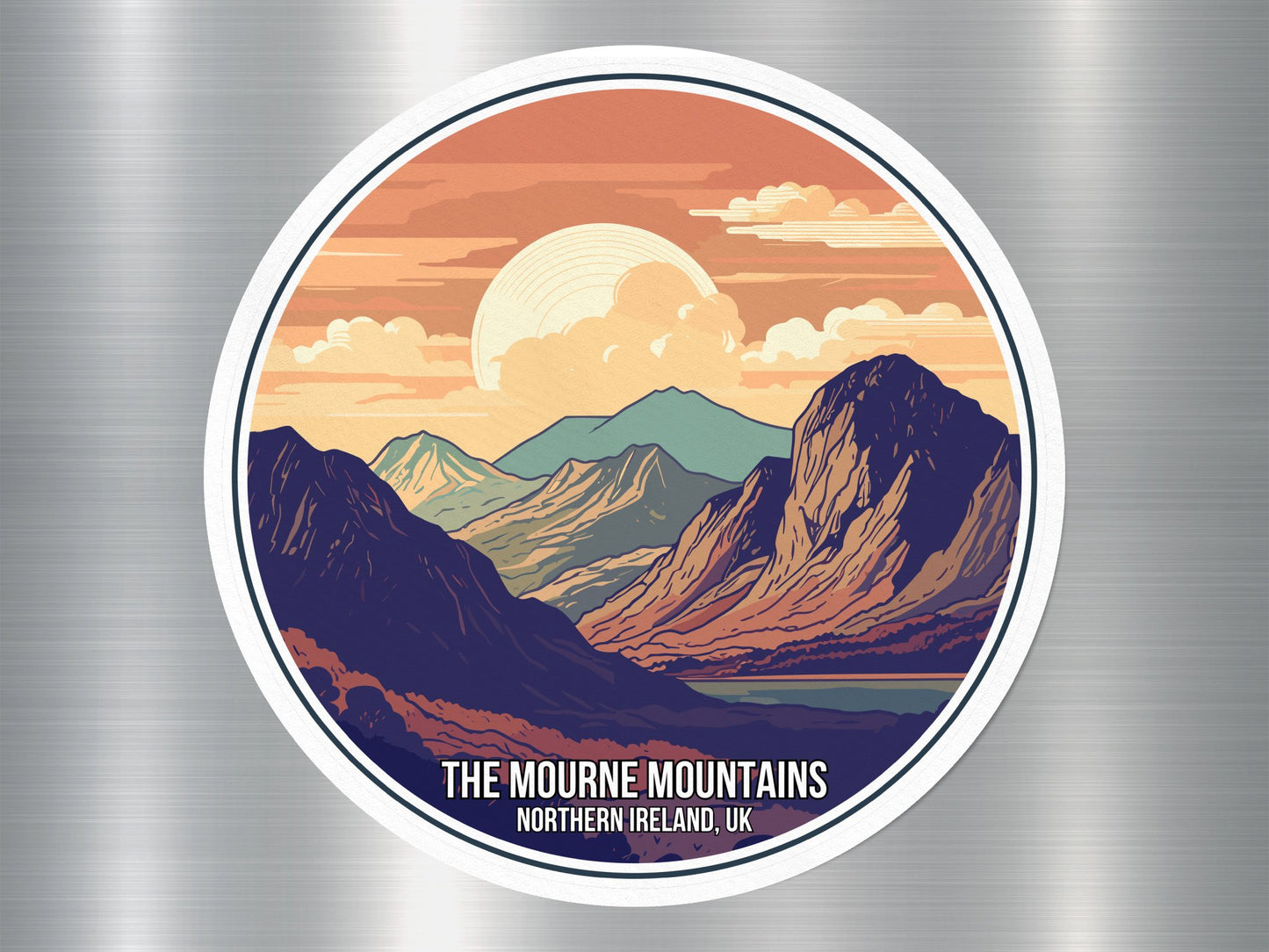 Wholesale The Mourne Mountains UK National Park Sticker