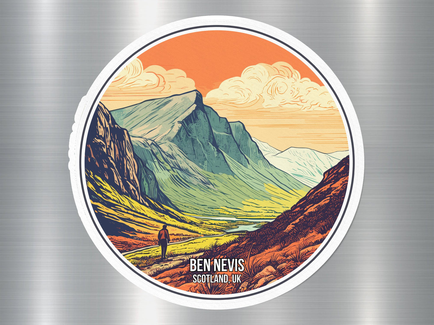 Wholesale Ben Nevis UK National Park Sticker
