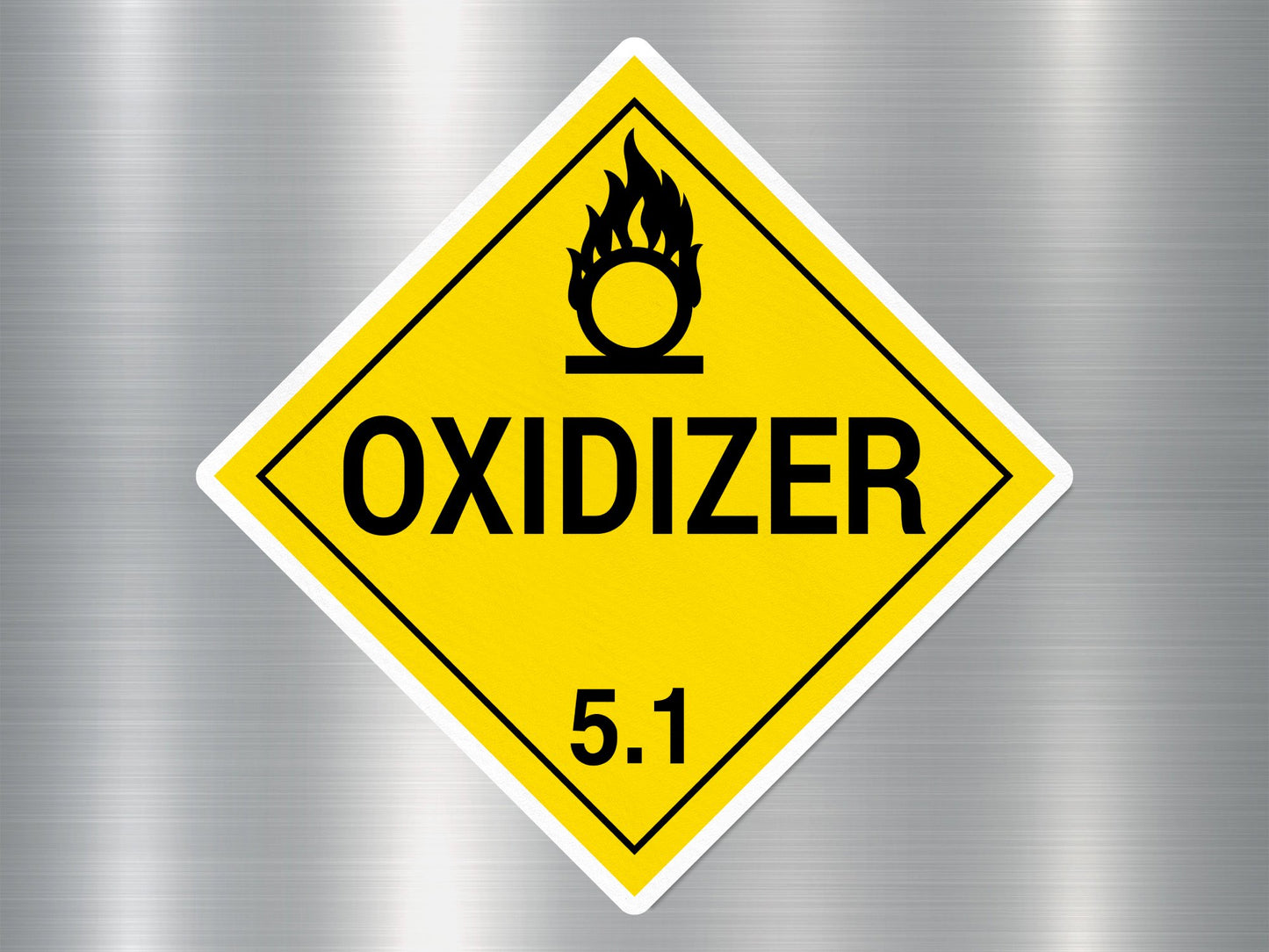 Wholesale Oxidizer 5.1 Sign Sticker