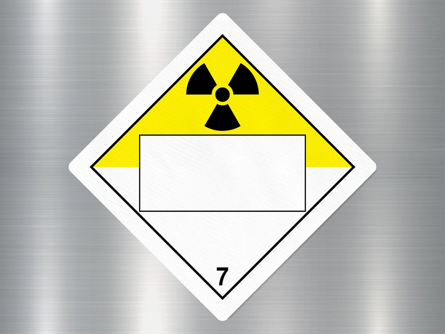 Wholesale Class 7 Radioactive Sign Sticker